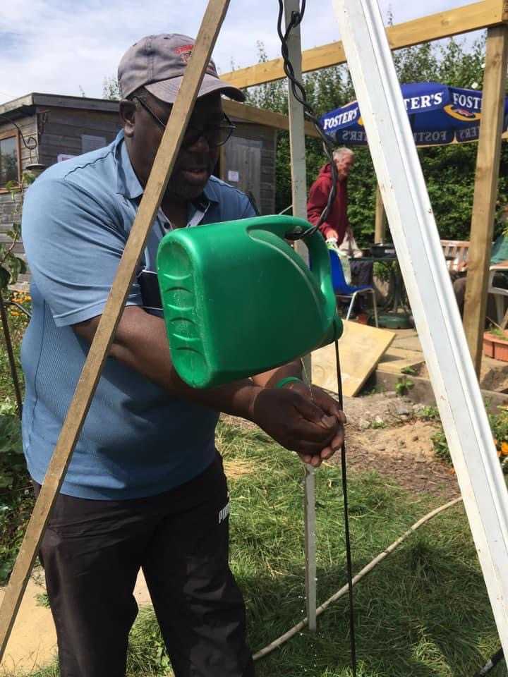 Tippy Tap hand sanitiser dispenser